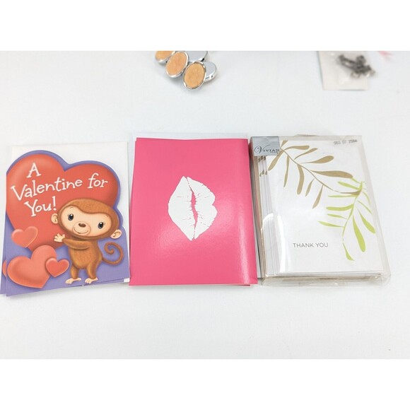 Craft Lot Confetti, Alphabet Stickers, Jewelry Making, Cards Misc. Over 4 Pounds - Picture 13 of 15